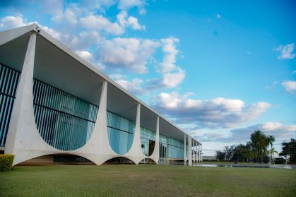 Palácio da Alvorada, em Brasília, presidência da República, governo federal