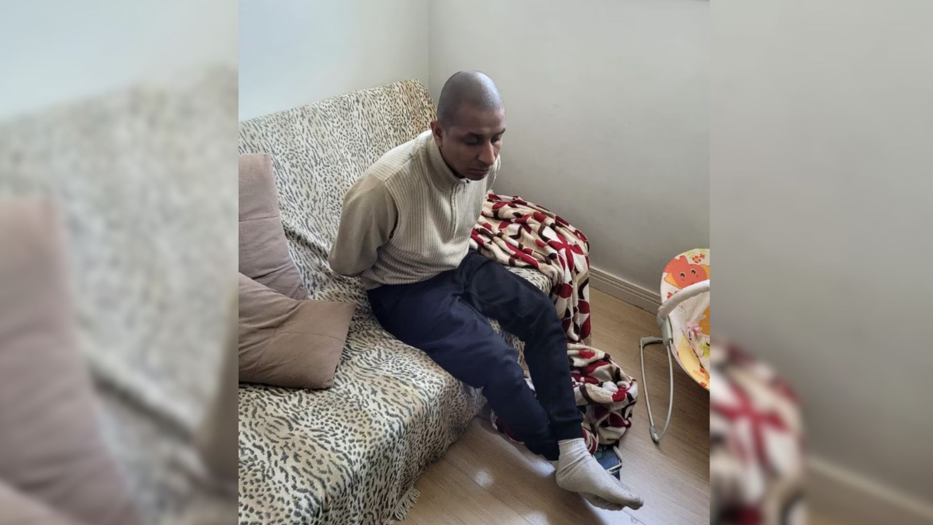 O pastor Joilson Freitas Santos foi preso em sua residência, em Guarulhos, como suspeito de estupro. / Polícia Civil