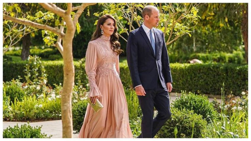 Príncipe William e Kate Middleton em casamento de príncipe da Jordânia • Reprodução/Instagram
