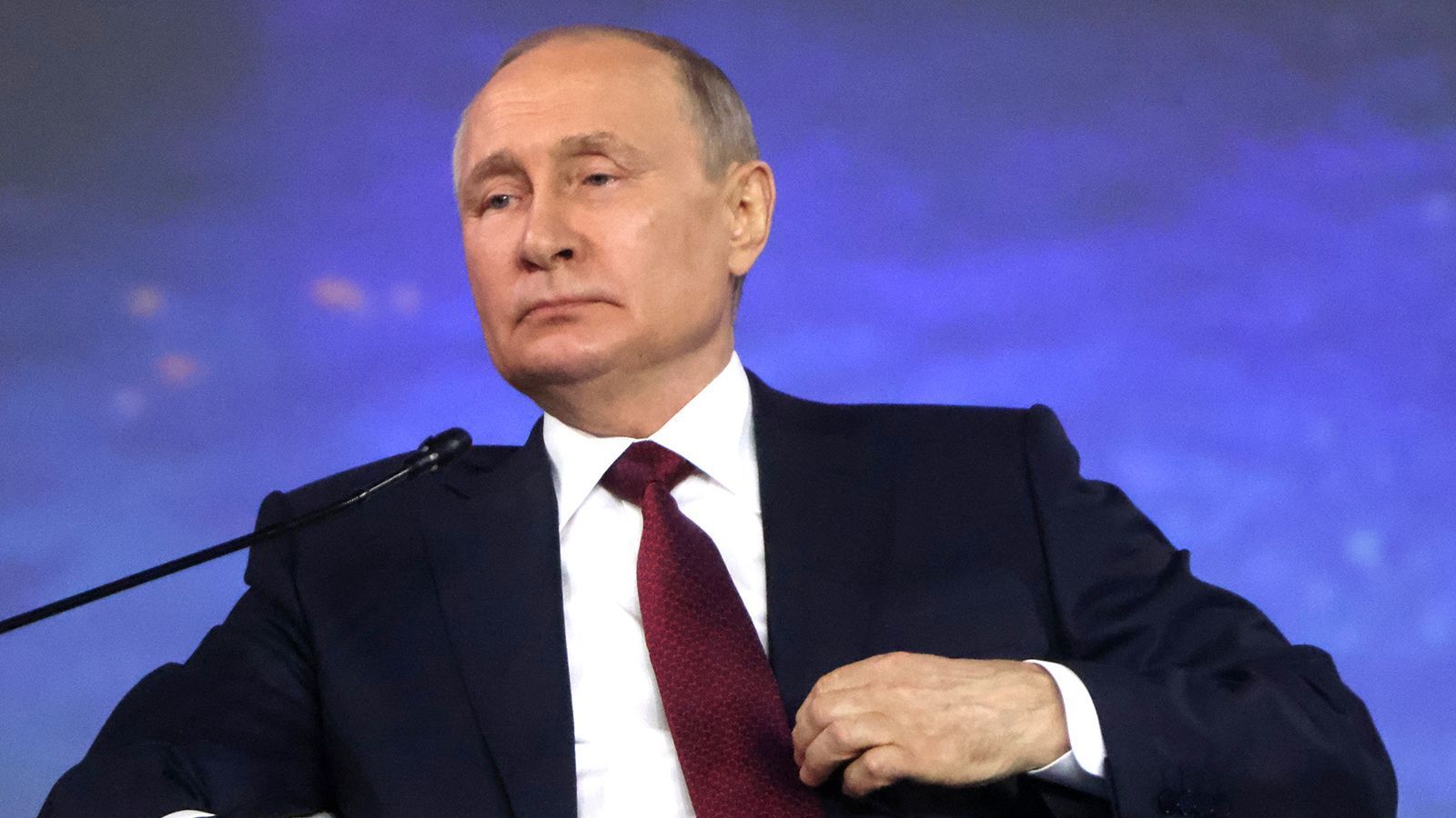 President Putin Of Russia Delivers a Speech At SPIEF 2023 International Economic Forum