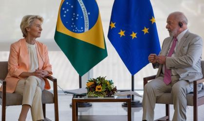 Ursula von der Leyen anuncia investimentos para Amazônia e produção de hidrogênio verde no Brasil