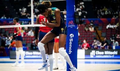 Brasil vence pela segunda vez na Liga das Nações de Vôlei Feminino  