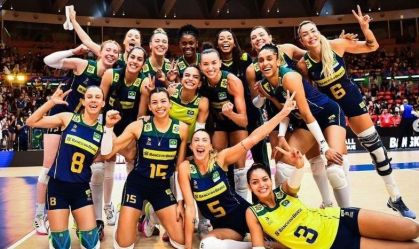 De virada, Brasil supera Itália na Liga das Nações de Vôlei