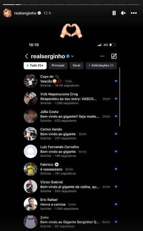 Torcida do Vasco confunde atacante com ex-BBB. / Reprodução / Redes Sociais