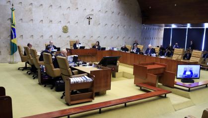 Plenário do Supremo Tribunal Federal (STF) em sessão.