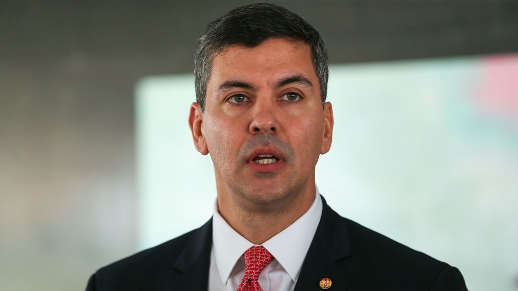 O presidente eleito do Paraguai, Santiago Peña