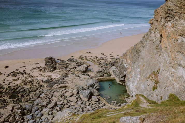 A Porthtowan Rock Pool, na Cornualha, no Reino Unido, é apelidada de "Mermaid Pool", a Piscina da Sereia / Paul Healey