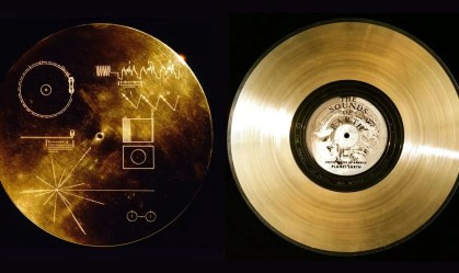 Estudantes do ensino médio reformulam "disco da humanidade" da Nasa