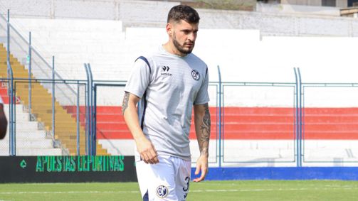 Pablo Erustes em treino pelo Club Deportivo Municipal