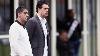 Luiz Mello e Paulo Bracks, quando estavam no Vasco da Gama