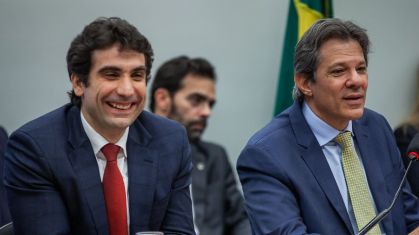 Haddad e Galípolo na Câmara dos Deputados