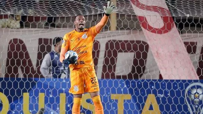 Carlos Miguel em jogo do Corinthians na Sul-Americana • Foto: Rodrigo Coca/Agência Corinthians