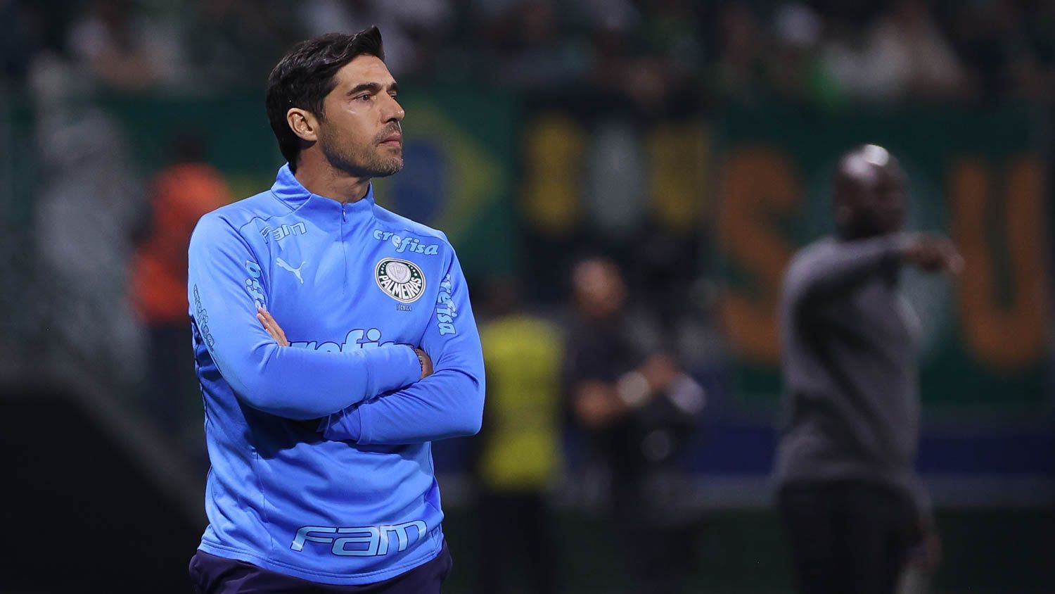 Abel Ferreira comandando o Palmeiras