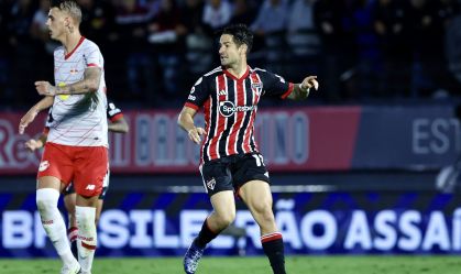 Alexandre Pato fez sua reestreia pelo São Paulo no duelo contra o Red Bull Bragantino, pelo Campeonato Brasileiro