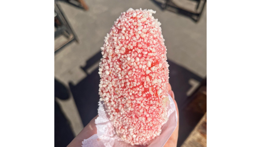 Drica também lançou um bolinho de tapioca rosa / Divulgação