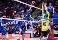 Brasil perde para a Itália na Liga das Nações Masculina de Vôlei