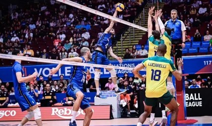 rasil perdeu para a Itália por 3 sets a 1 pela Liga das Nações Masculina de Vôlei