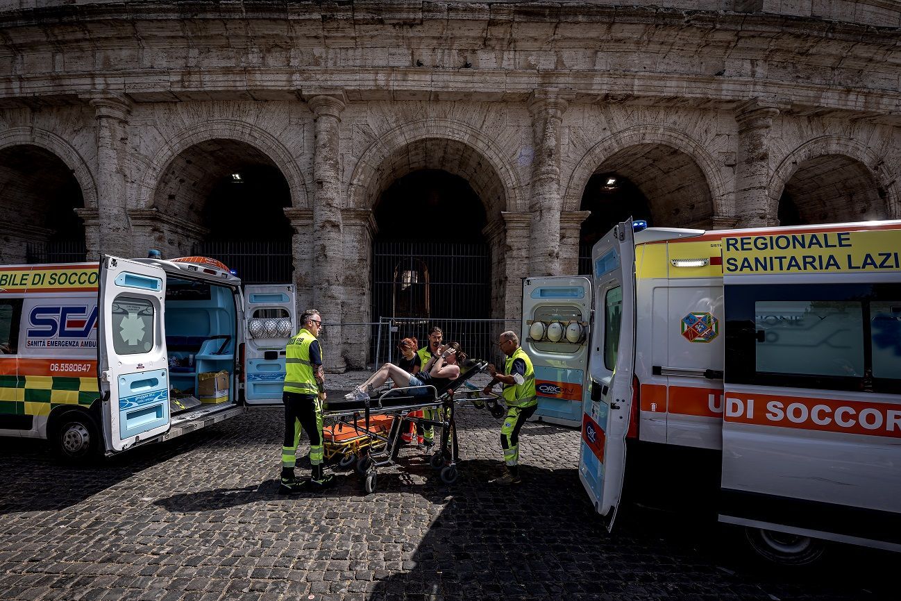 Italy's Heatwave Push Temperatures To European Record