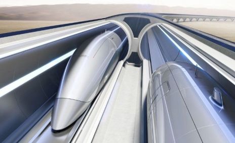 Cápsulas de velocidade da Hyperloop em tubos presurizados podem atingir o dobro da velocidade dos trens-bala