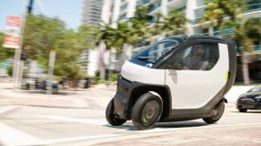 Micro carro de três rodas Nimbus One, com tecnologia de inclinação