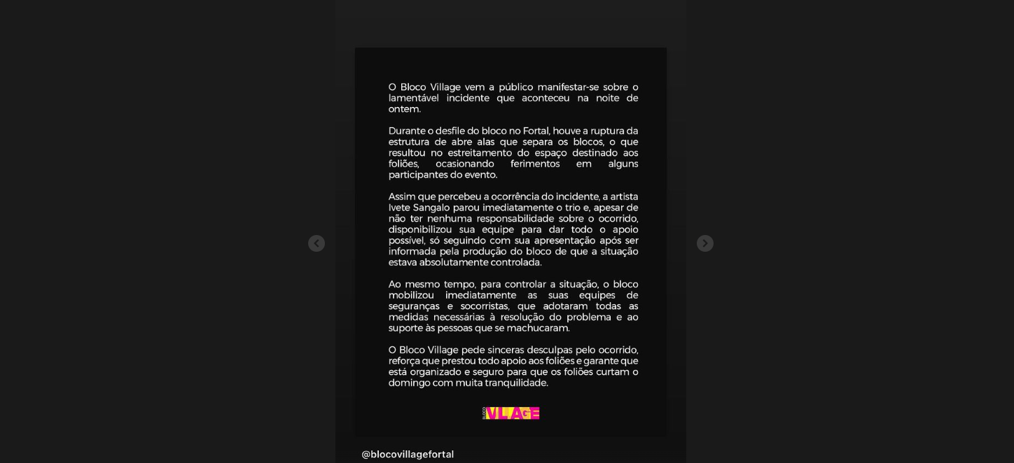 Comunicado Ivete Sangalo / Reprodução/Instagram