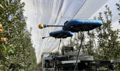 Drones com IA são usados em colheitas para resolver escassez de mão de obra