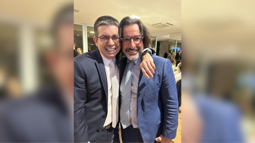 Senador Randolfe Rodrigues e Ricardo Stuckert, fotografo oficial do presidente Lula