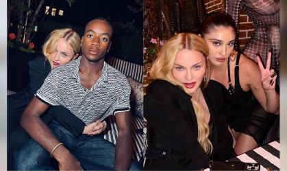 Madonna e filhos em publicação nas redes sociais neste domingo (30)
