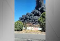 Incêndio atinge estação ferroviária em Betim, na região metropolitana de BH