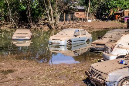 Ciclone de junho em Taquaral, no Rio Grande do Sul