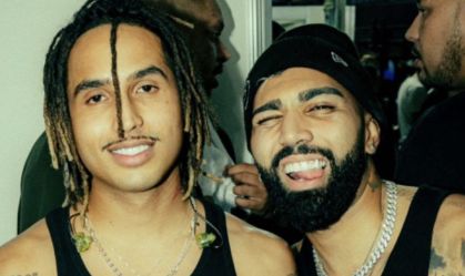 Gabigol marca presença em show de Matuê e sobe em palco durante festival de rap
