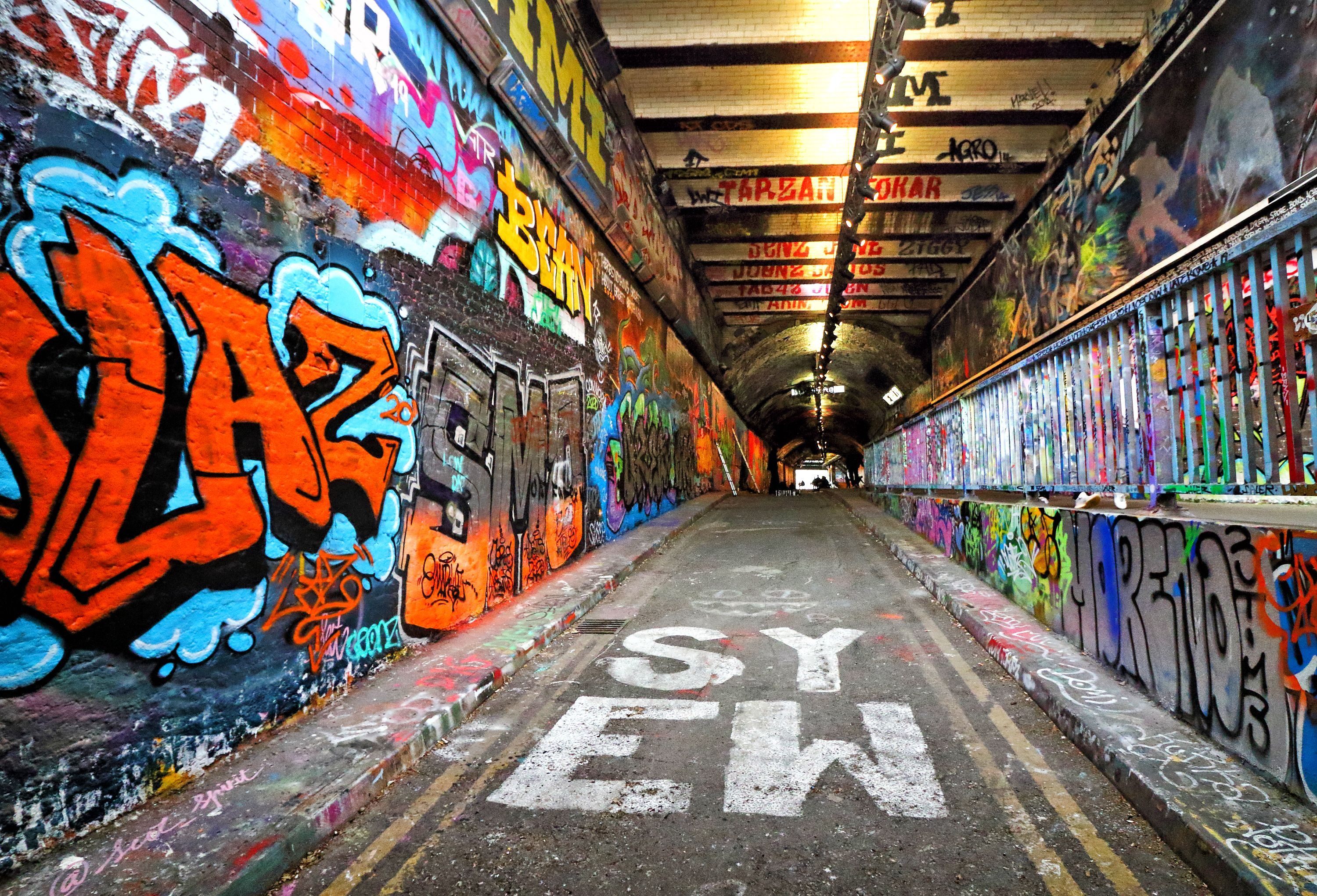 Leake St Tunnel, no Reino Unido / Photo by Keith Mayhew/SOPA Images/LightRocket via Getty Images