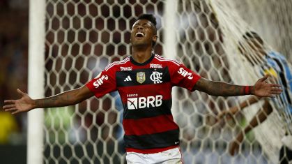 Bruno Henrique em ação pelo Campeonato Brasileiro 2023