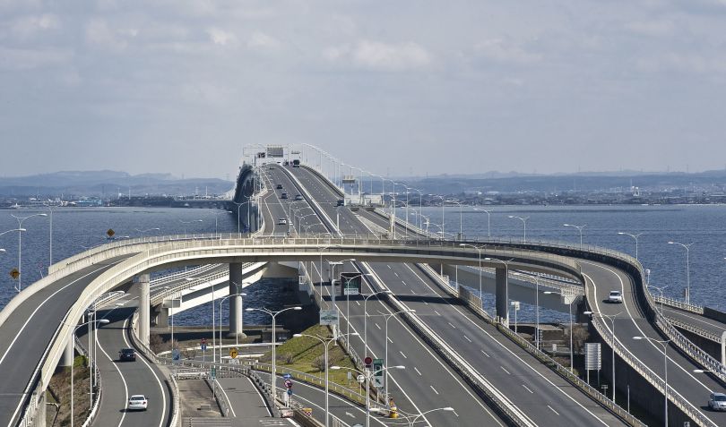 Tokyo Bay Aqualine, no Japão / Gyro/Getty Images