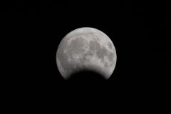 Imagem da Superlua na Itália