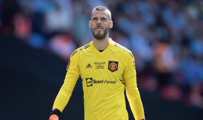 David De Gea em ação pelo Manchester United