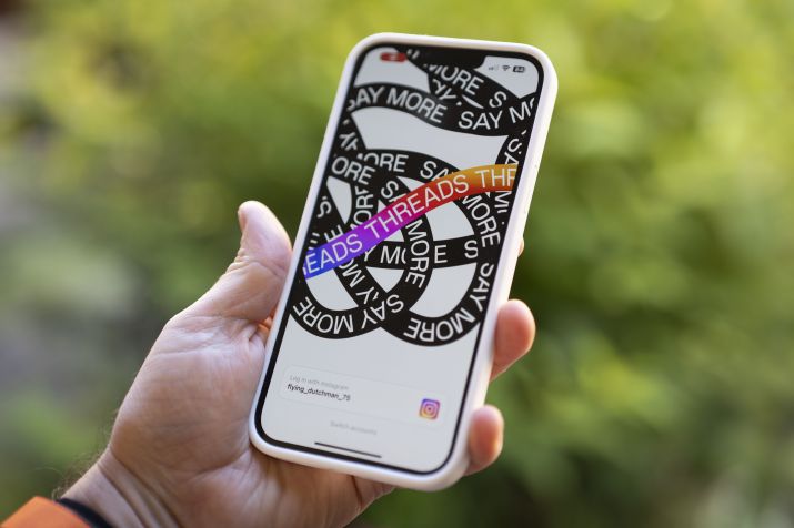 A phone is seen running the Instagram Threads app by Meta in this photo illustration in Warsaw, Poland on 07 July, 2023. (Photo by Jaap Arriens/NurPhoto via Getty Images) /