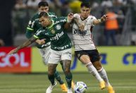 Bombas e correria no Allianz Parque: veja imagens da confusão que paralisou Palmeiras x Flamengo