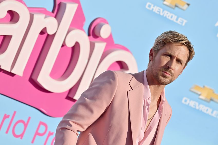 O ator Ryan Gosling, que interpretou Ken no filme de Barbie no cinema / Axelle/Bauer-Griffin/FilmMagic