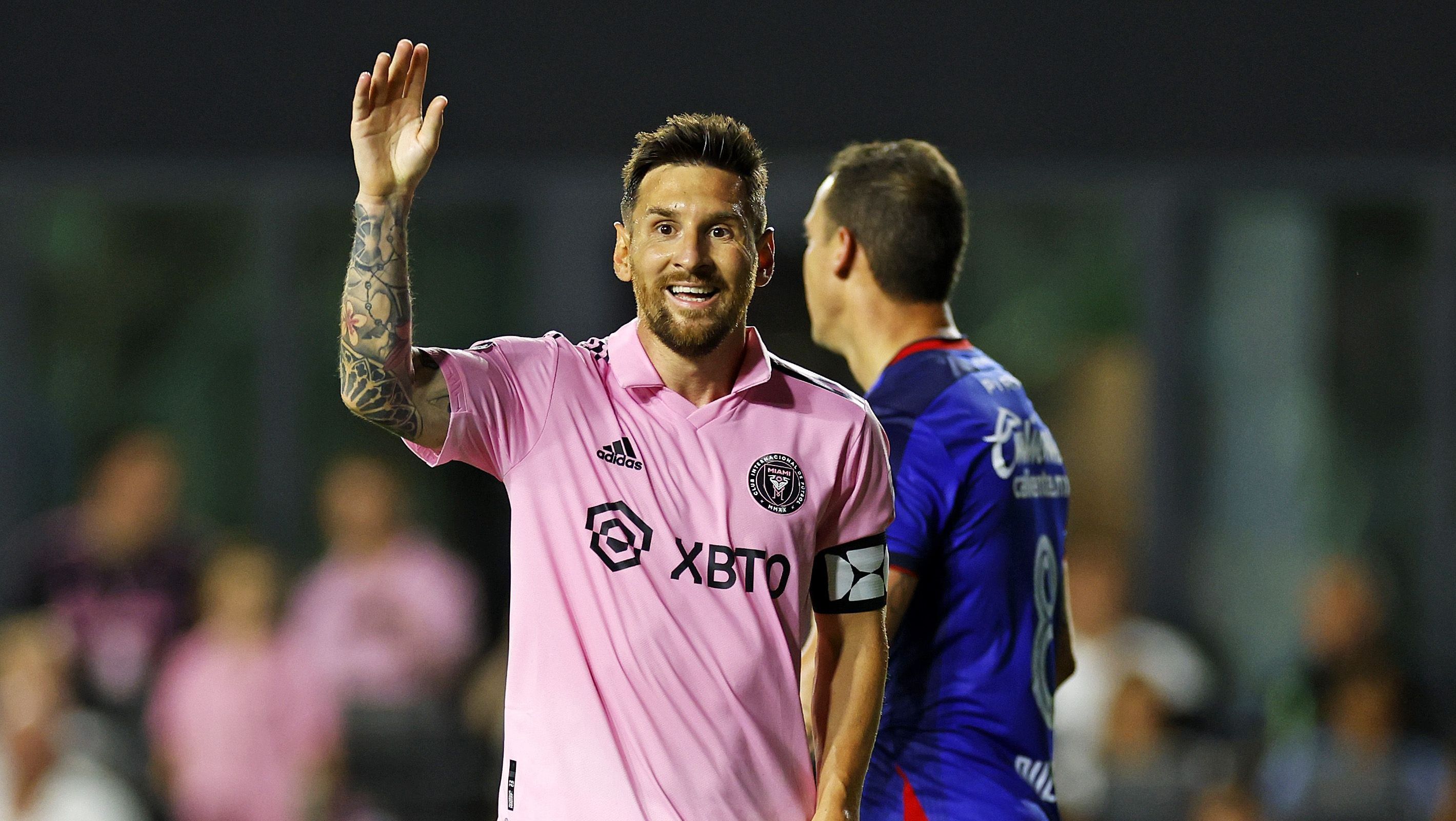 Messi fez primeiro jogo com a camisa do Inter Miami