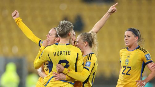 Suécia vence com gol aos 45 minutos do segundo tempo