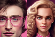 IA reimagina personagens da saga “Harry Potter” com o estilo do universo Barbie