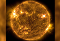 Atividade solar está atingindo pico mais cedo do que o esperado, dizem cientistas