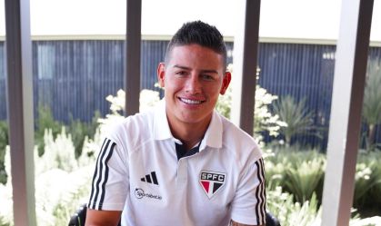 James Rodríguez assinou contrato com o São Paulo até 2025