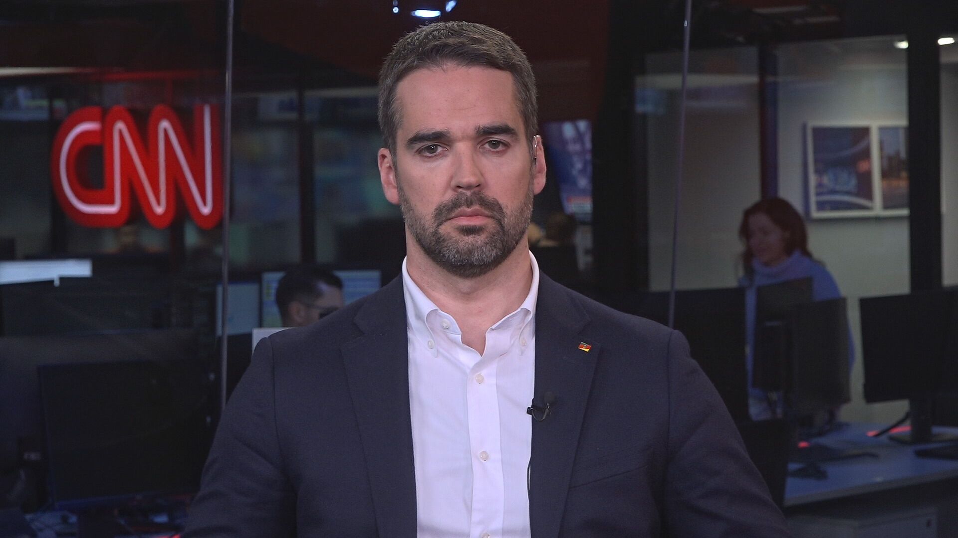 Eduardo Leite, governador do Rio Grande do Sul, em entrevista à CNN