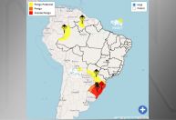 Ciclone deixa RS e SC em alerta do Inmet de “grande perigo“