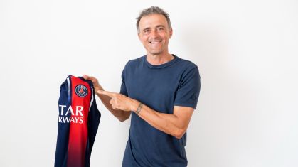 Luis Enrique foi confirmado como o novo técnico do Paris Saint-Germain