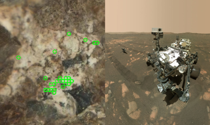 Matéria orgânica em marte, Rover Percy