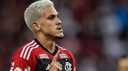 Atacante Pedro em ação pelo Flamengo