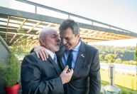 Lula se encontra com candidato governista para as eleições da Argentina